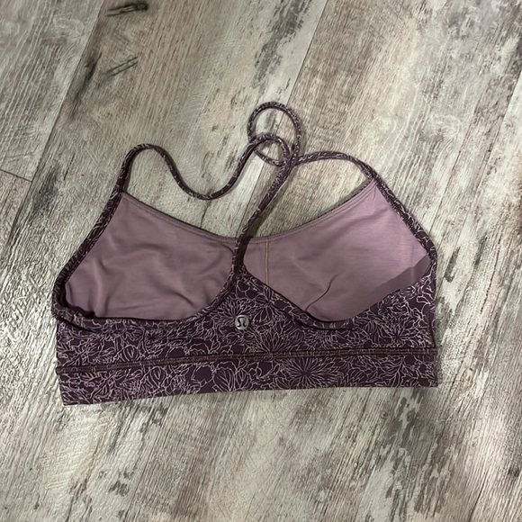 Lululemon flow Y nula bra! 😊❤️😊❤️ in purple! - Picture 3 of 5
